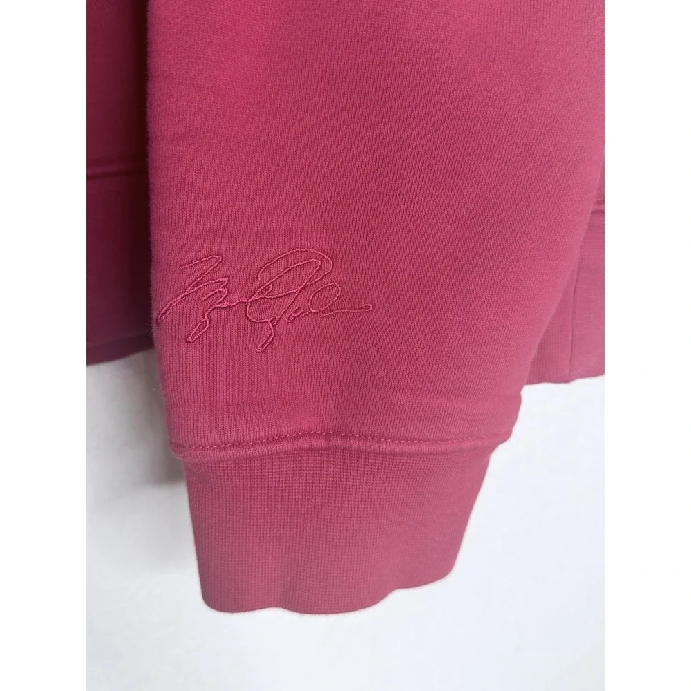 Jordan Nike Hoodie Mens Large Red Pullover Fleece Sweatshirt Jumpman Air Logo